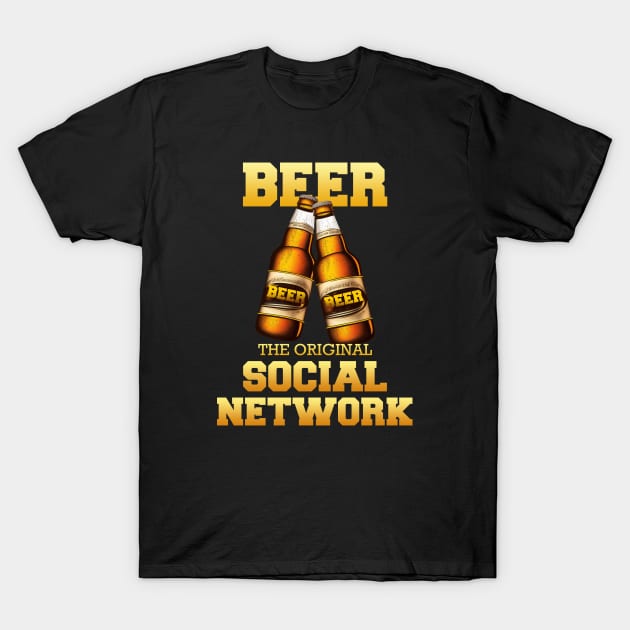 Beer - The original social network T-Shirt by i2studio